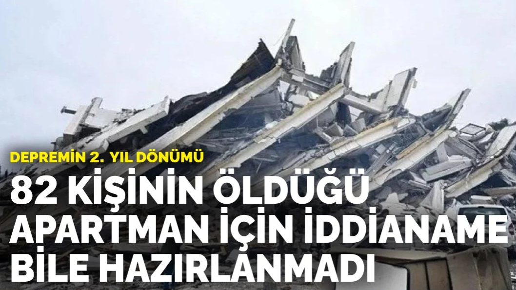 Depremin 2. yıldönümü.. 82 kişinin öldüğü apartman için iddianame bile hazırlanmadı