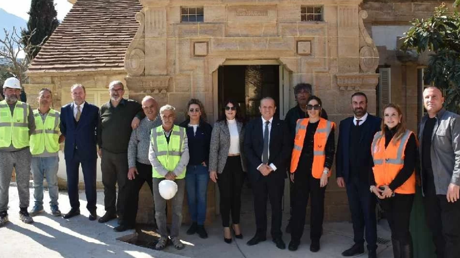 Ataoğlu, Girne Güzel Sanatlar Müzesi ile Girne Kalesi’nde incelemelerde bulundu