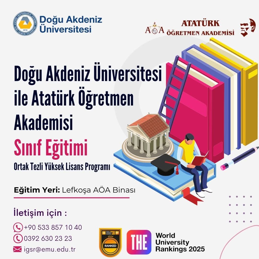 DAÜ VE AÖA’DAN KKTC’DE BİR İLK: ORTAK YÜKSEK LİSANS PROGRAMI