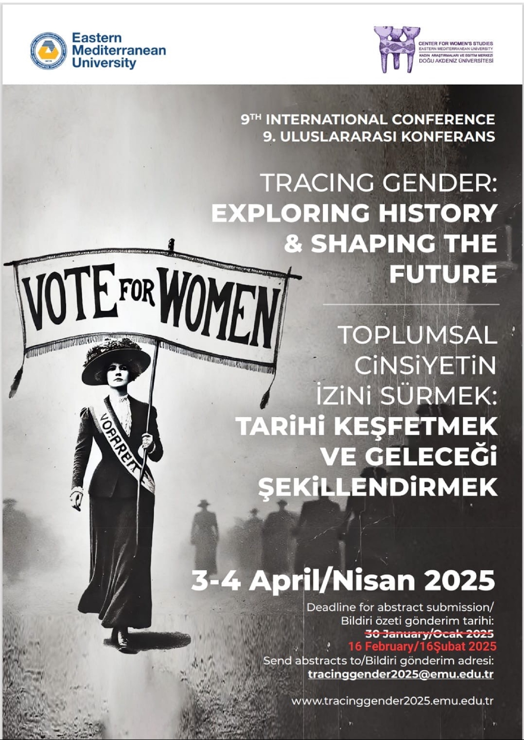 DAÜ-KAEM, 9. Uluslararası Toplumsal Cinsiyet Çalışmaları Konferansı’na Ev Sahipliği Yapacak