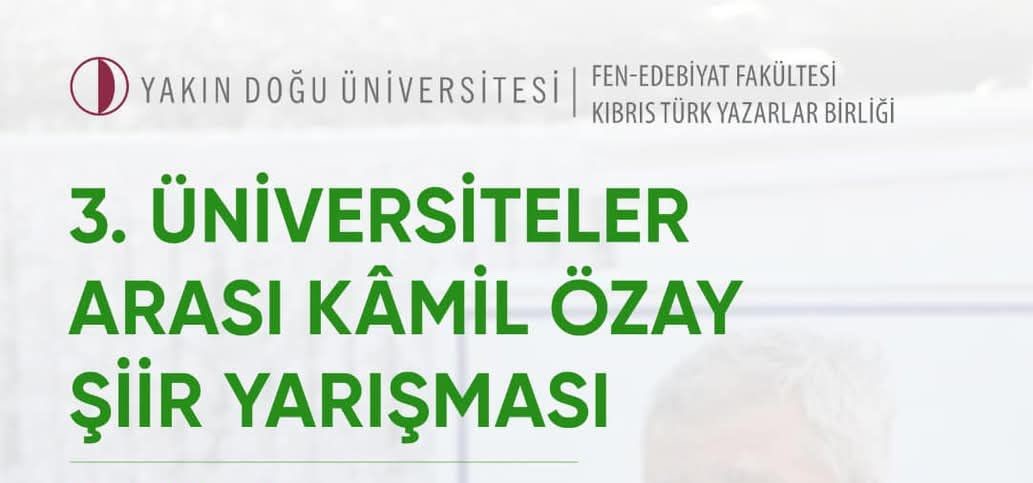 Genç Kalemler Şiirle Buluşuyor: Kamil Özay Şiir Yarışması Başlıyor!