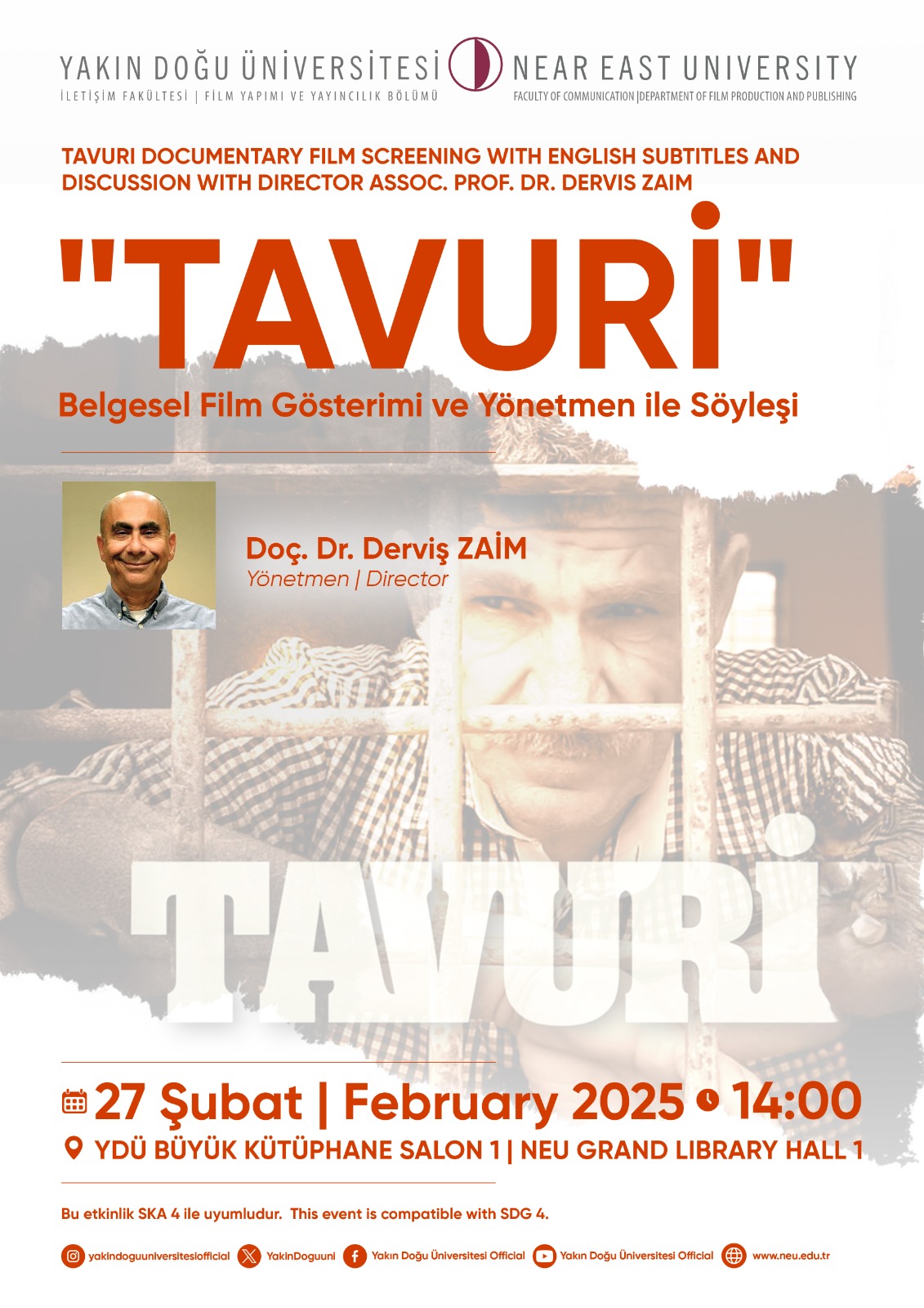 DERVİŞ ZAİM’İN “TAVURİ” BELGESELİ SEYİRCİYLE BULUŞUYOR!