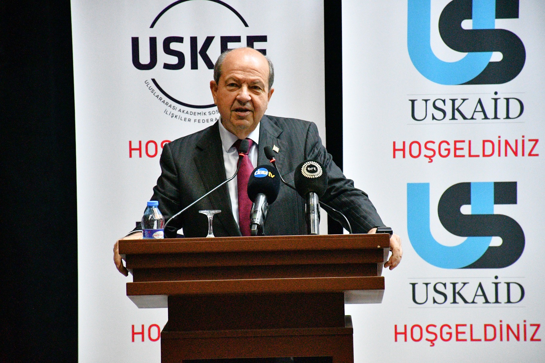 Cumhurbaşkanı Tatar DAÜ’de “Doğu Akdeniz’in Stratejik Önemi” Sempozyumuna Katıldı