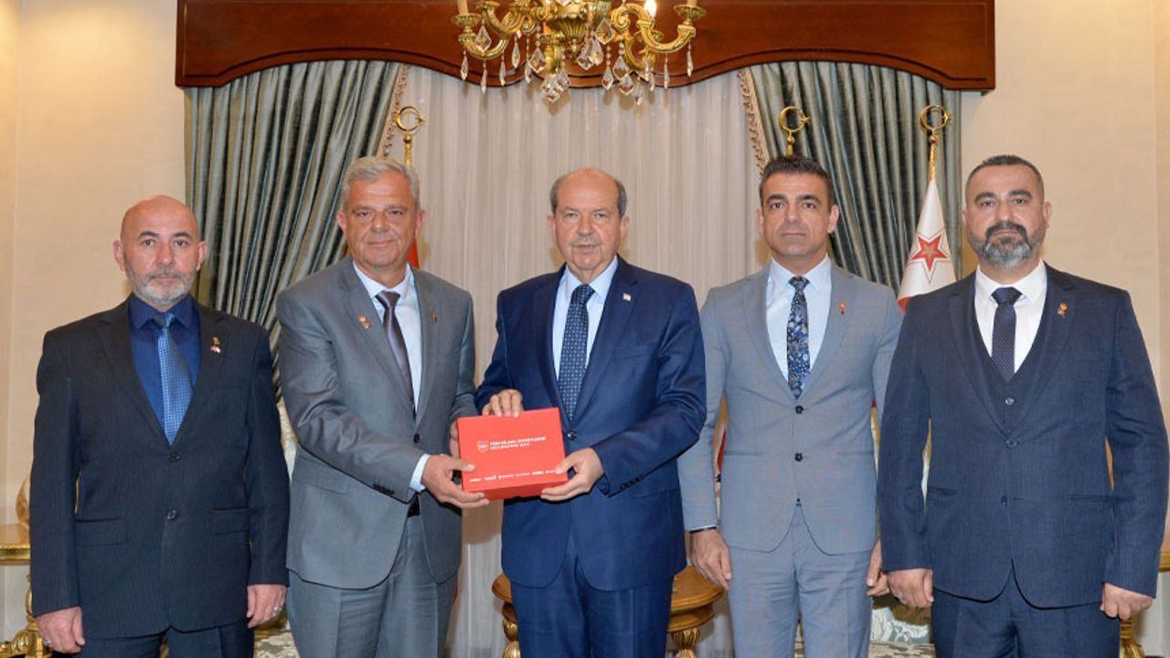 Cumhurbaşkanı Tatar, TSK Güçlendirme Vakfı KKTC Fahri Tanıtım Kurulu’nu kabul etti