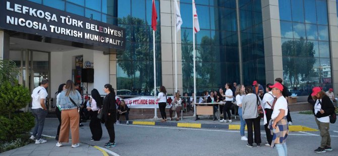 BES örgütlü olduğu belediyelerde Genel Grev'de...Mitinge çağrı yaptı...