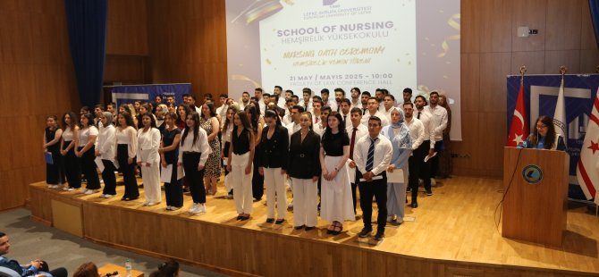 Hemşirelik Yüksekokulu mezunları için Yemin Töreni  düzenlendi