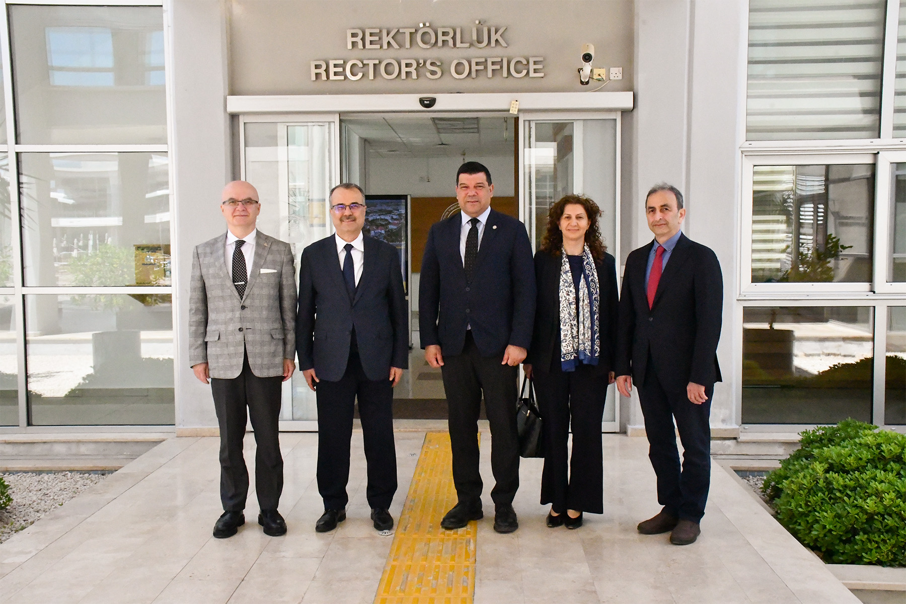 Marmara Üniversitesi Rektörü Prof. Dr. Mustafa Kurt’tan DAÜ’ye Ziyaret