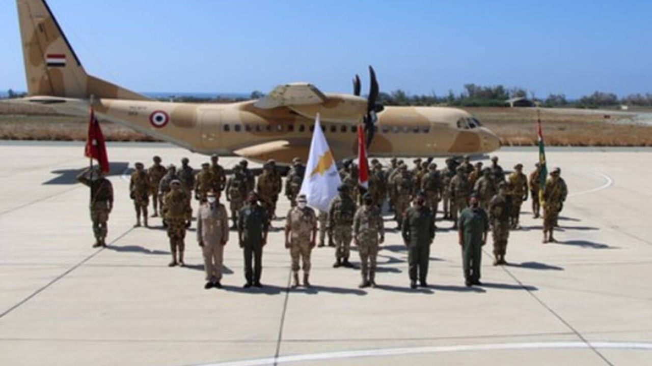 Güney Kıbrıs ile Mısır arasında askeri tatbikat