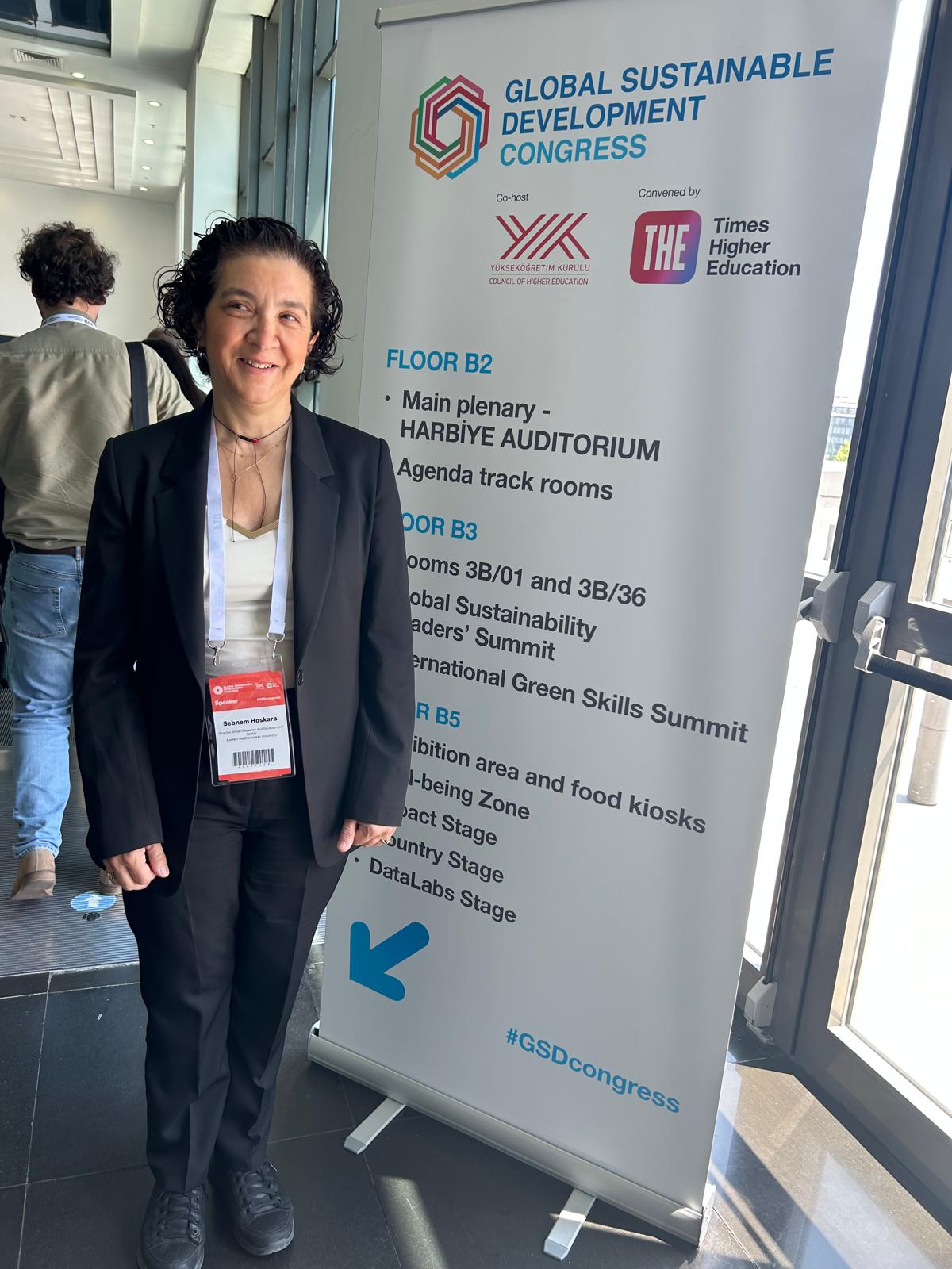 DAÜ, Times Higher Education Küresel Sürdürülebilirlik Kongresi’nde Temsil Edildi