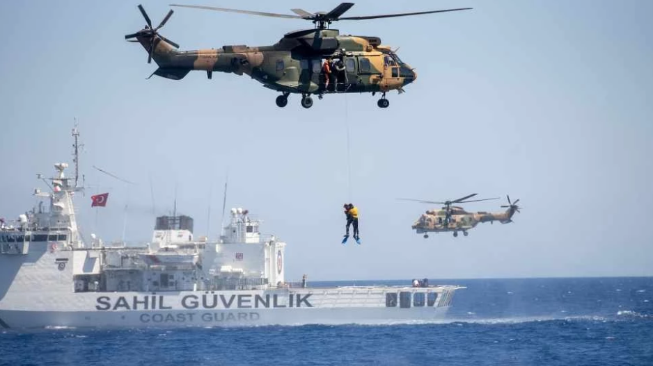 Şehit Teğmen Caner Gönyeli Arama Kurtarma Davet Tatbikatı’nın deniz safhası icra edildi