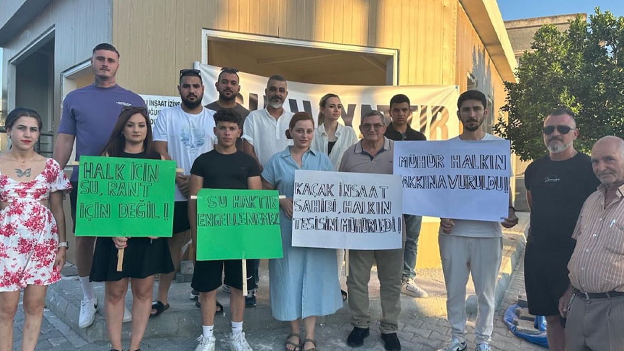 “Dikmen halkının suyu mühürlenemez!”