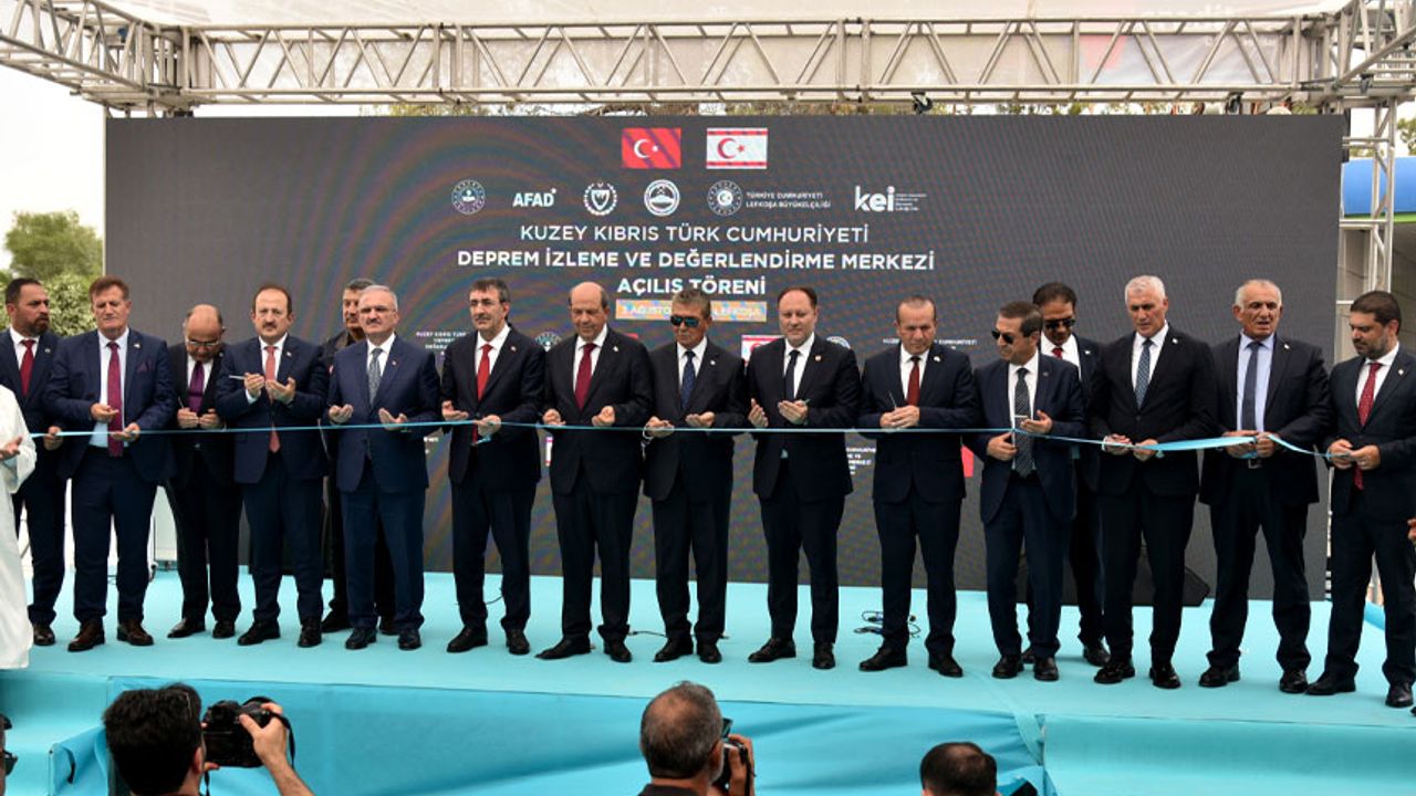 KKTC Deprem İzleme Merkezi açıldı