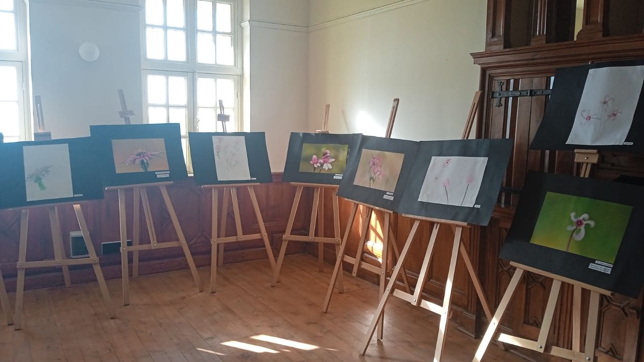 DAÜ organizasyonu ile SOS Çocuk Köyü'nün resim sergisi gerçekleşti