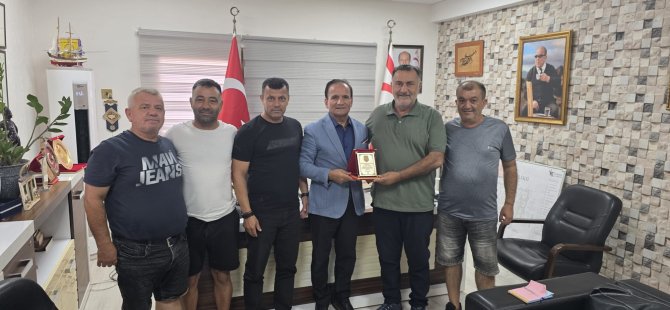 Yeniboğaziçi Belediye Başkanı Katip Demir’e teşekkür ziyareti