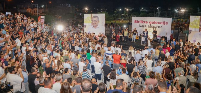 Lefkoşa’da Erhürman, halkla buluştu!