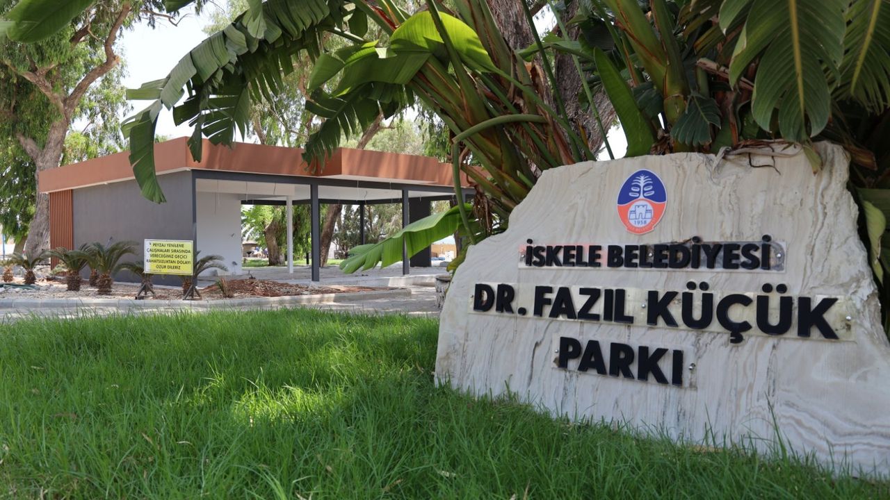İskele Belediyesi Dr. Fazıl Küçük Parkı’ndaki büfe yenileniyor