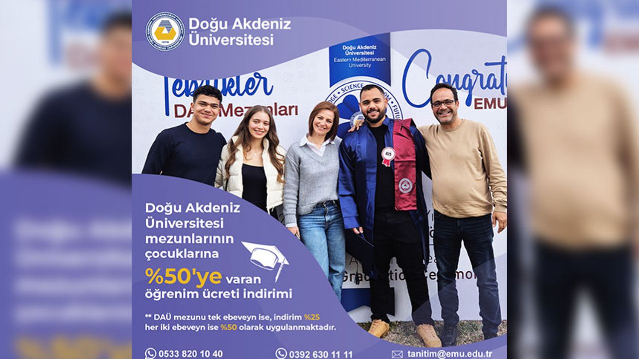 DAÜ mezunlarının çocuklarına eğitimde büyük destek...