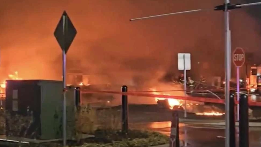 ABD'de 2 küçük uçağın havada çarpışması sonucu 1 kişi öldü, 3 kişi yaralandı