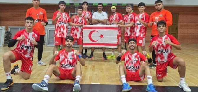 KKTC U17 hentbol millî takımı Kosova’da 4’te 4 yaptı