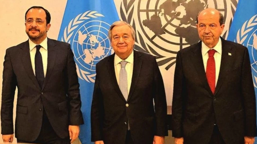 Fileleftheros: BM Genel Sekreteri Guterres’in Tatar ve Hristodulidis ile üçlü görüşmesi 27 Eylül’de