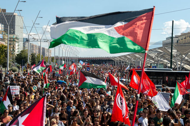 İtalya'da Gazze için genel greve gidildi