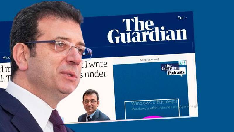 İmamoğlu Guardian'a yazdı: Demokrasimiz ciddi tehdit altında