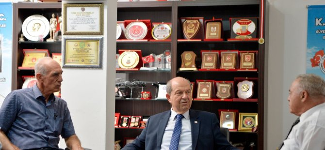 Tatar, Emekli Astsubaylar Derneği’ni ziyaret etti.