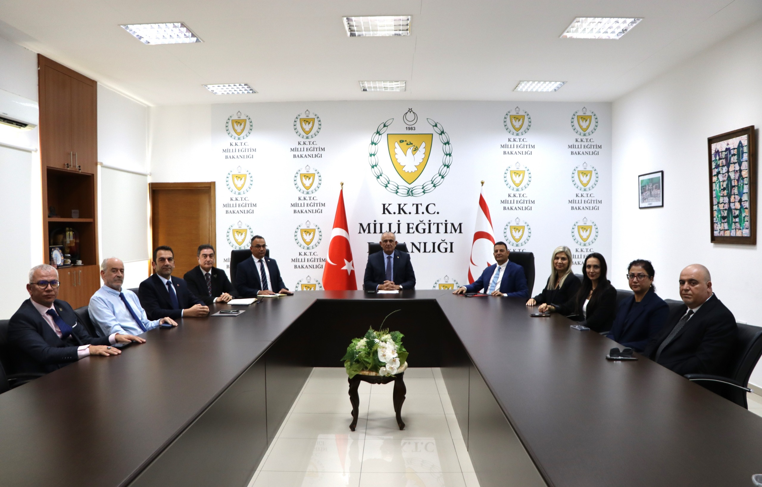 Kıbrıs Üniversiteler Birliği’nden  Milli Eğitim Bakanlığı’na Ziyaret