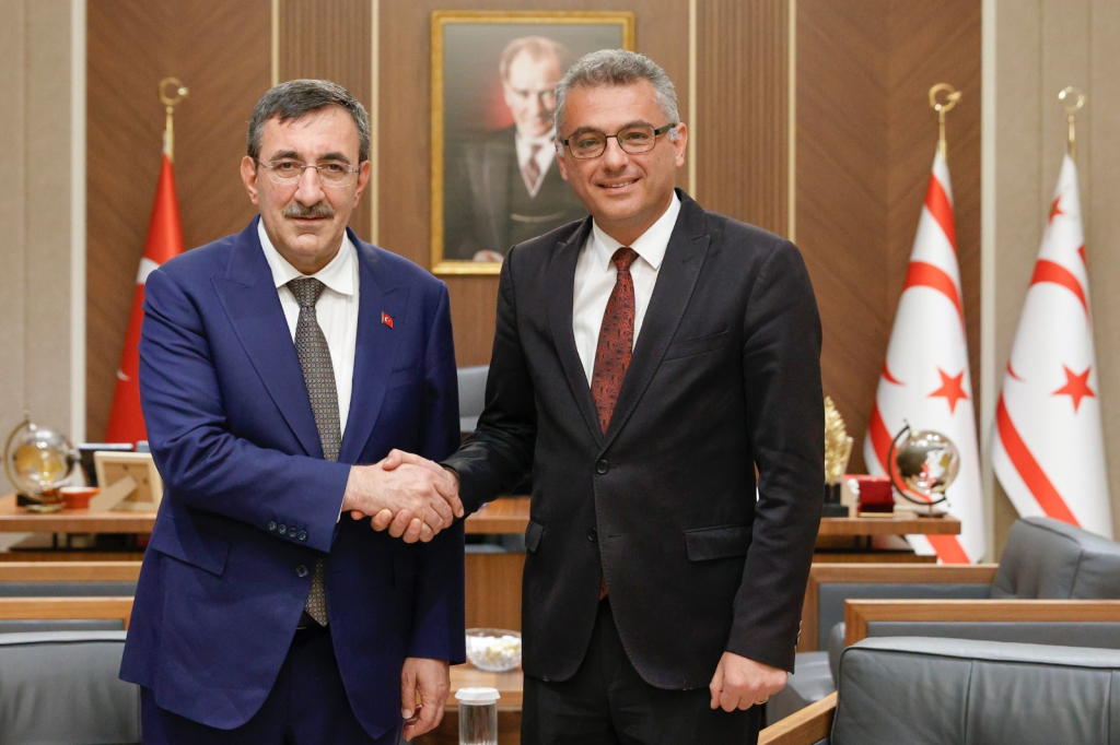 Erhürman, Cevdet Yılmaz’ı kabul etti