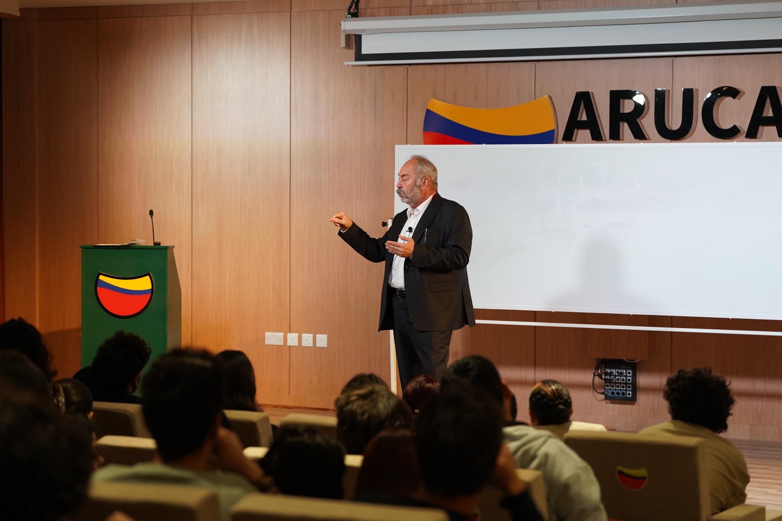 ARUCAD’ın 8. Akademik Yılı Açılış Dersini Ali Düşenkalkar Verdi