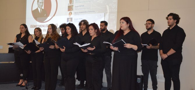 Yakın Doğu Üniversitesi’nden Öğretmenlere Armağan: “Atatürk Eğitim Fakültesi Öğretmen Marşı” ilk kez seslendirildi!