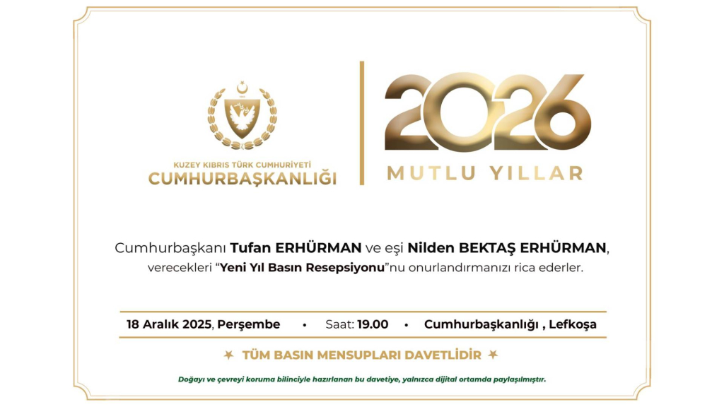 Cumhurbaşkanlığı’nın “Yeni Yıl Basın Resepsiyonu” bu akşam gerçekleşecek