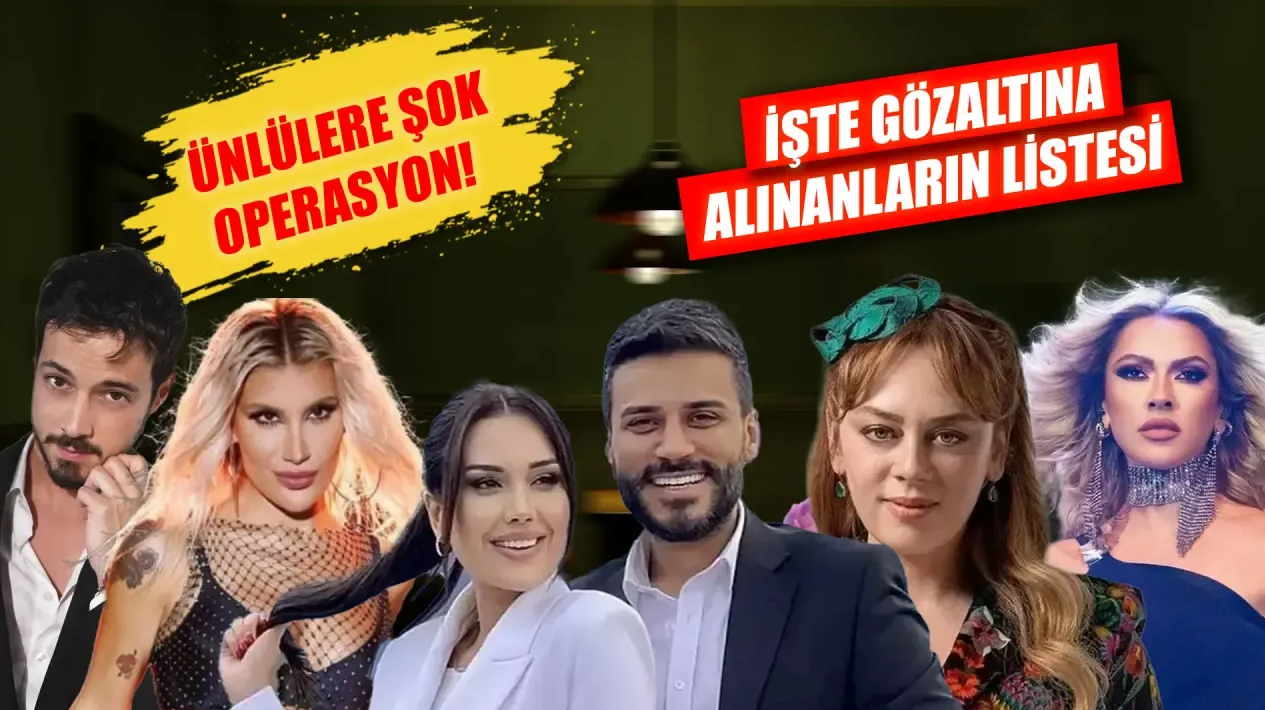 Ünlülere uyuşturucu operasyonu: Aleyna Tilki, Danla Bilic ve İrem Sak gözaltında