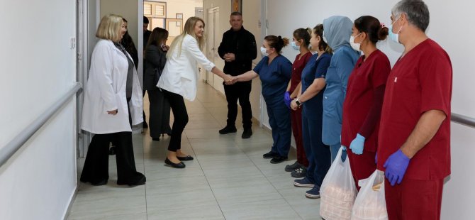 Nilden Bektaş Erhürman, Bülent Ecevit Rehabilitasyon Merkezi’ni ziyaret etti