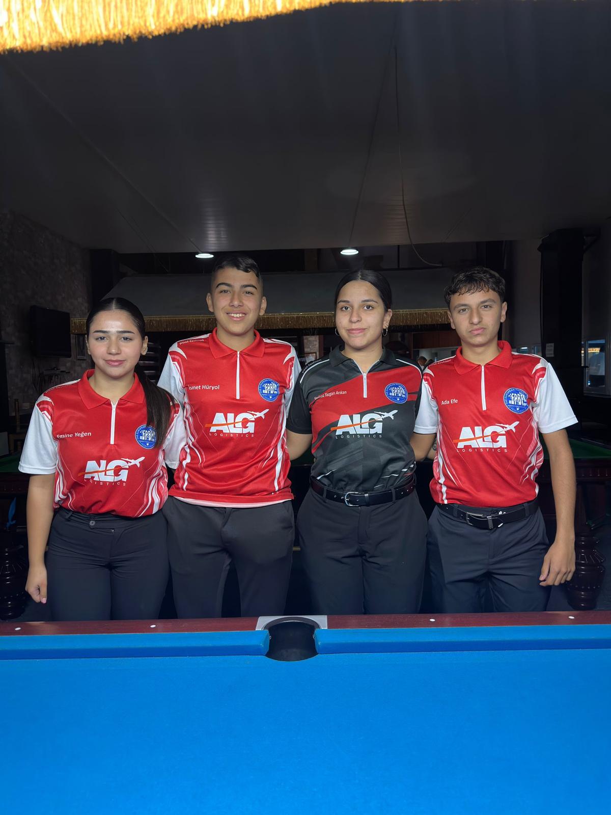 Bilardo gençler 3. Ayak tunuvası yapıldı