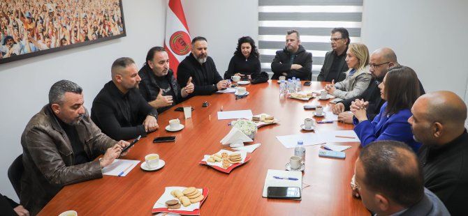 CTP, kamuda örgütlü 5 büyük sendika ile bir araya geldi