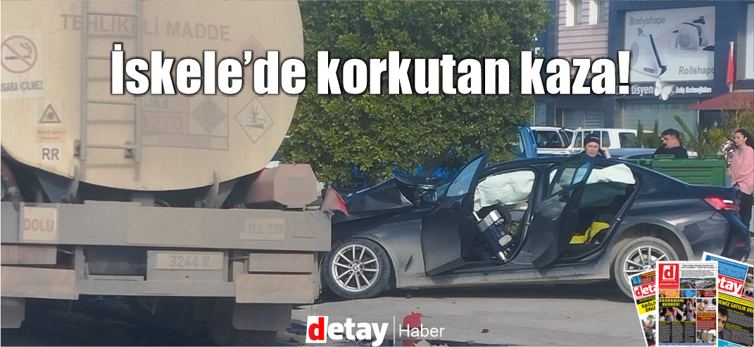 İskele'de kaza! Yaralılar var!