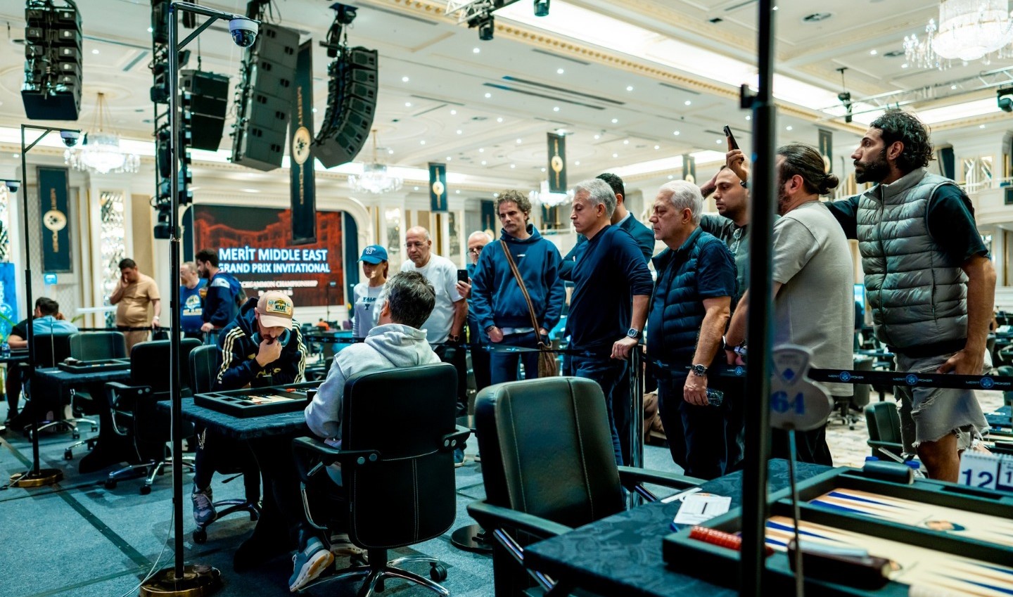 Merit tavla turnuvası büyük ilgi gördü