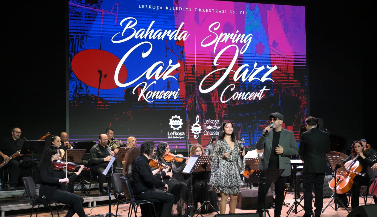 Lefkoşa Belediye Orkestrası 35. Yılında Sanatseverlere Baharda Caz Keyfi Yaşattı