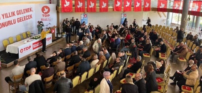 TDP 9. Kurultayı'nda tek aday Çeler