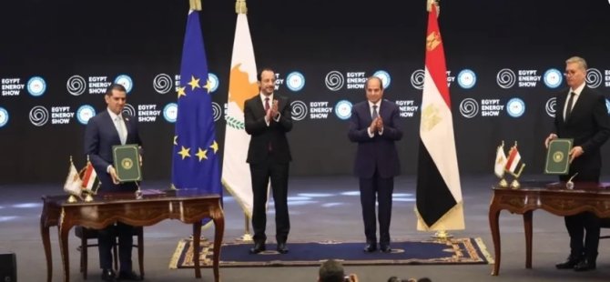 Mısır ile Güney Kıbrıs arasında doğalgaz çerçeve anlaşması imzalandı