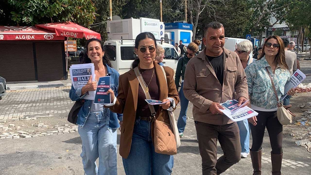 HP ilçelerde bilgilendirici el broşürleri dağıttı