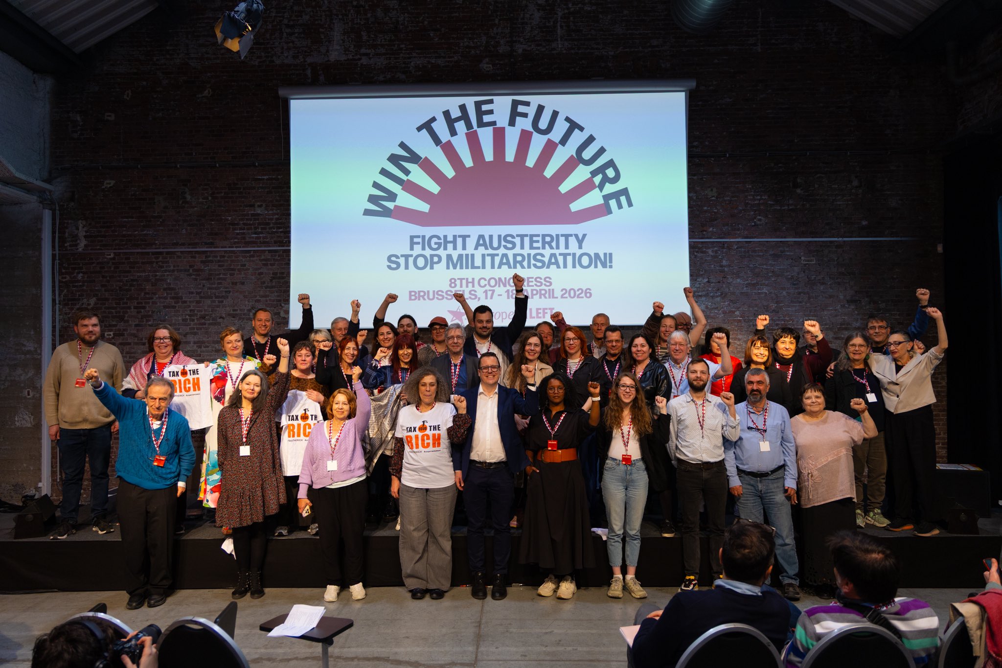 YKP’nin de katıldığı Avrupa Sol Partisi 8. Kongresi gerçekleşti