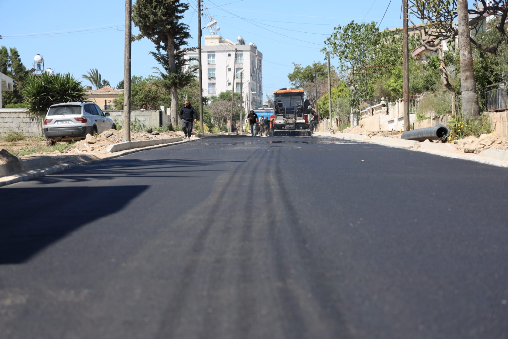İskele’de Yol Bakım Onarım Çalışmaları Sürüyor