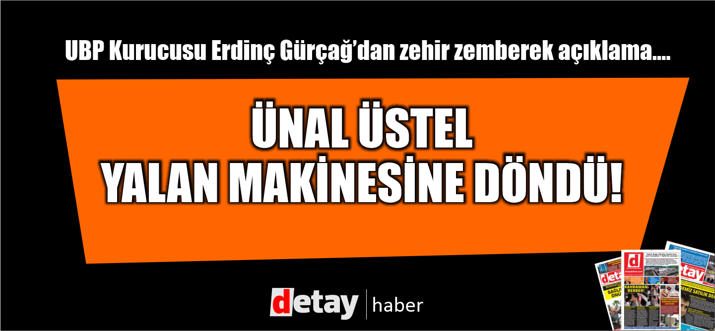 Erdinç Gürçağ: Yalan Makinesine Dönüşen Ünal Üstel’e Yanıtımdır