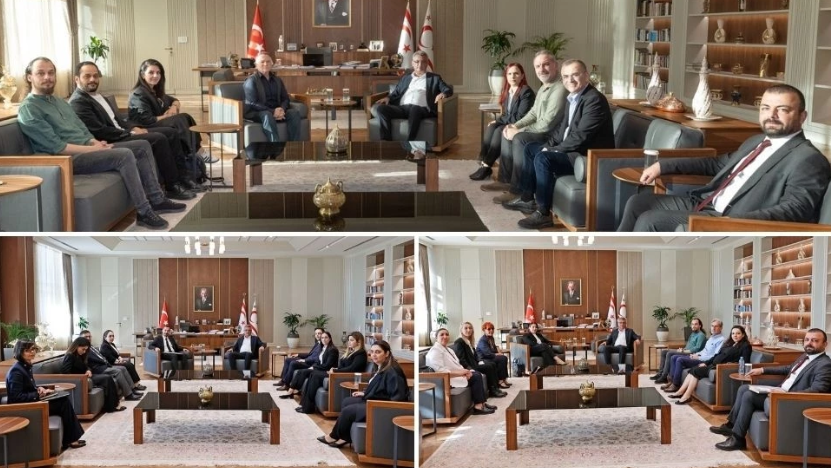 Tufan Erhürman, 'Ceza Muhakemeleri Usul Değişiklik Yasası'yla ilgili taraflarla görüştü