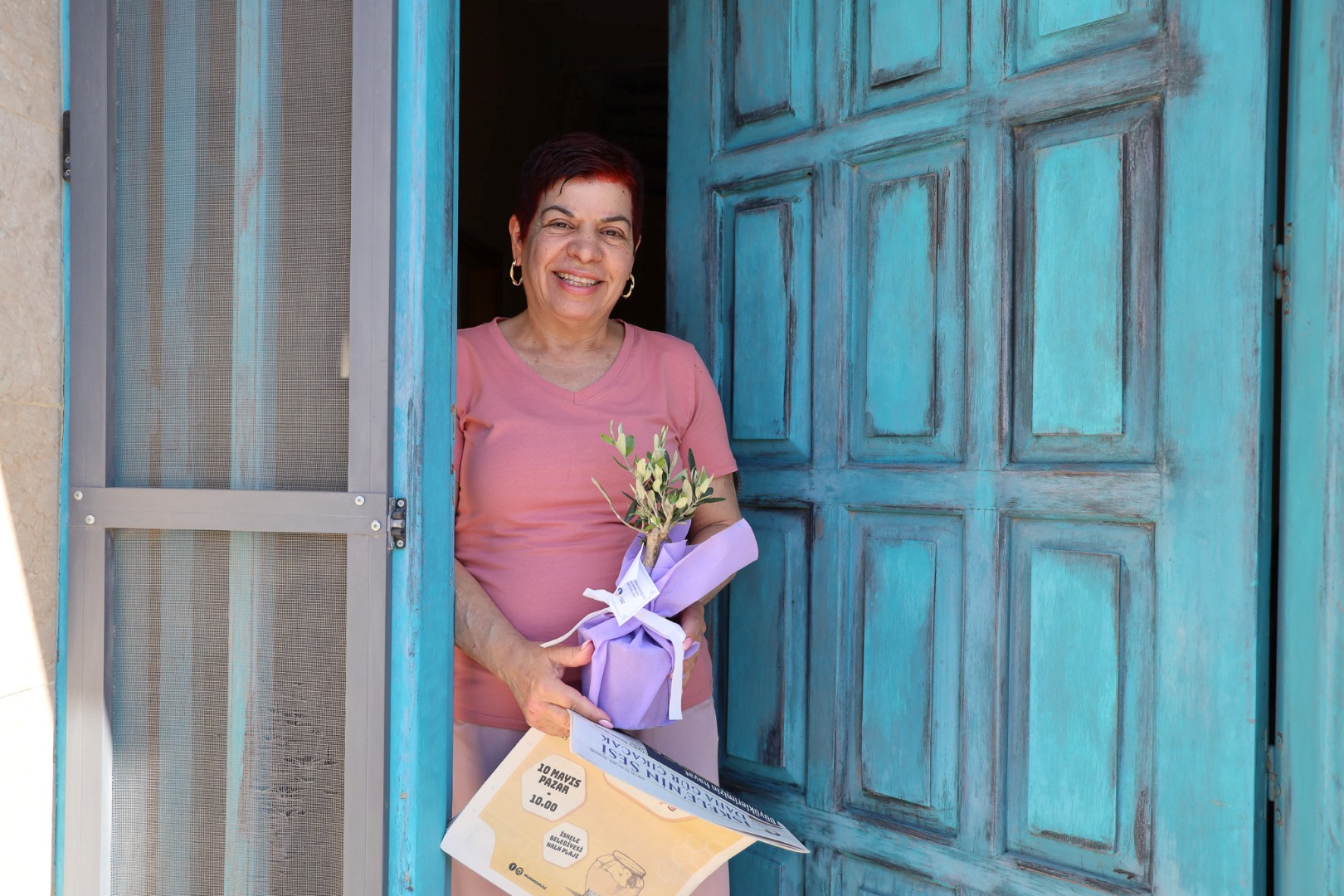 İskele'ye Anneler günü hediyesi 5000 adet zeytin ağacı
