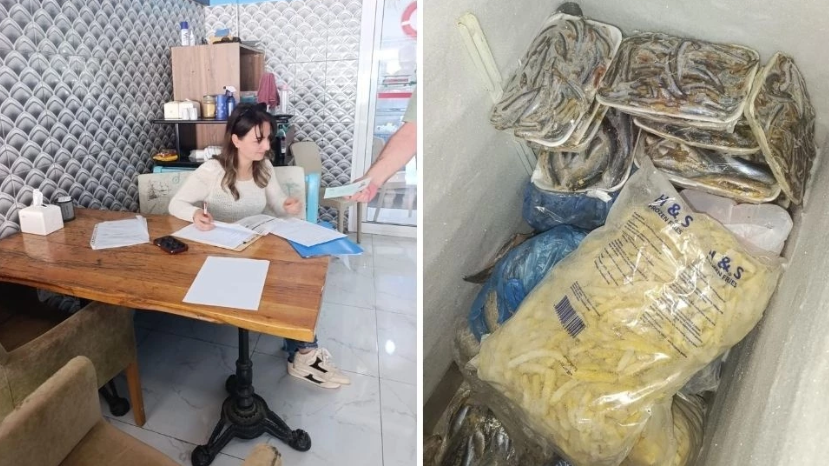 Hayvancılık Dairesi balık restoranlarını denetledi: 16 kilo balık imha edildi