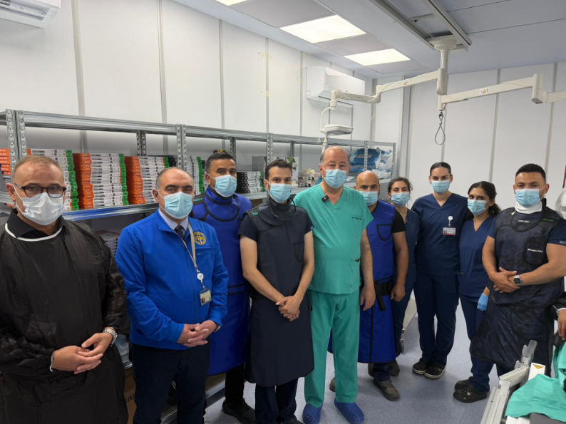 Mağusa Devlet Hastanesi’nde ilk anjiyo yapıldı