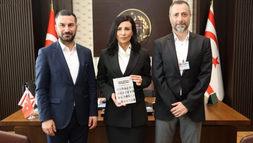 “Kuzey Kıbrıs’ta Yolsuzluk Algısı” raporu Fazilet Özdenefe’ye sunuldu
